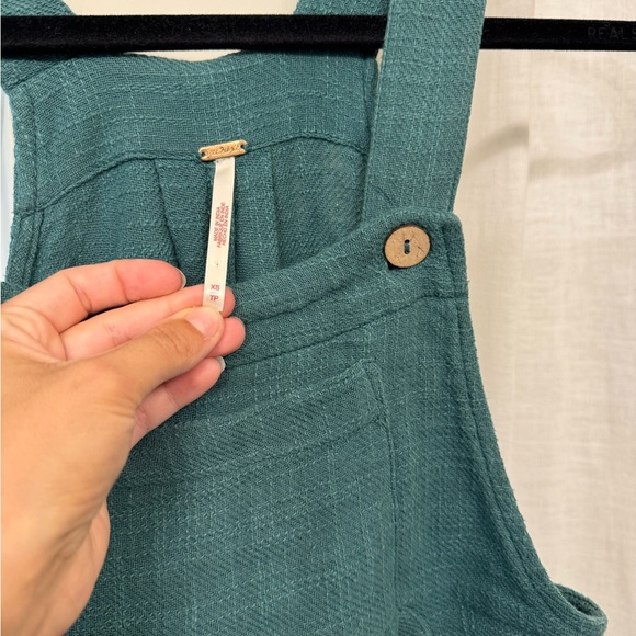 Free people sun drenched overalls bayou color - Picture 7 of 10